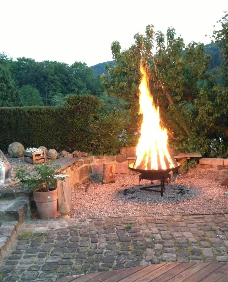 Burg Freienstein Blick 4 Sterne Mit Sauna Gammelsbach Exterior foto